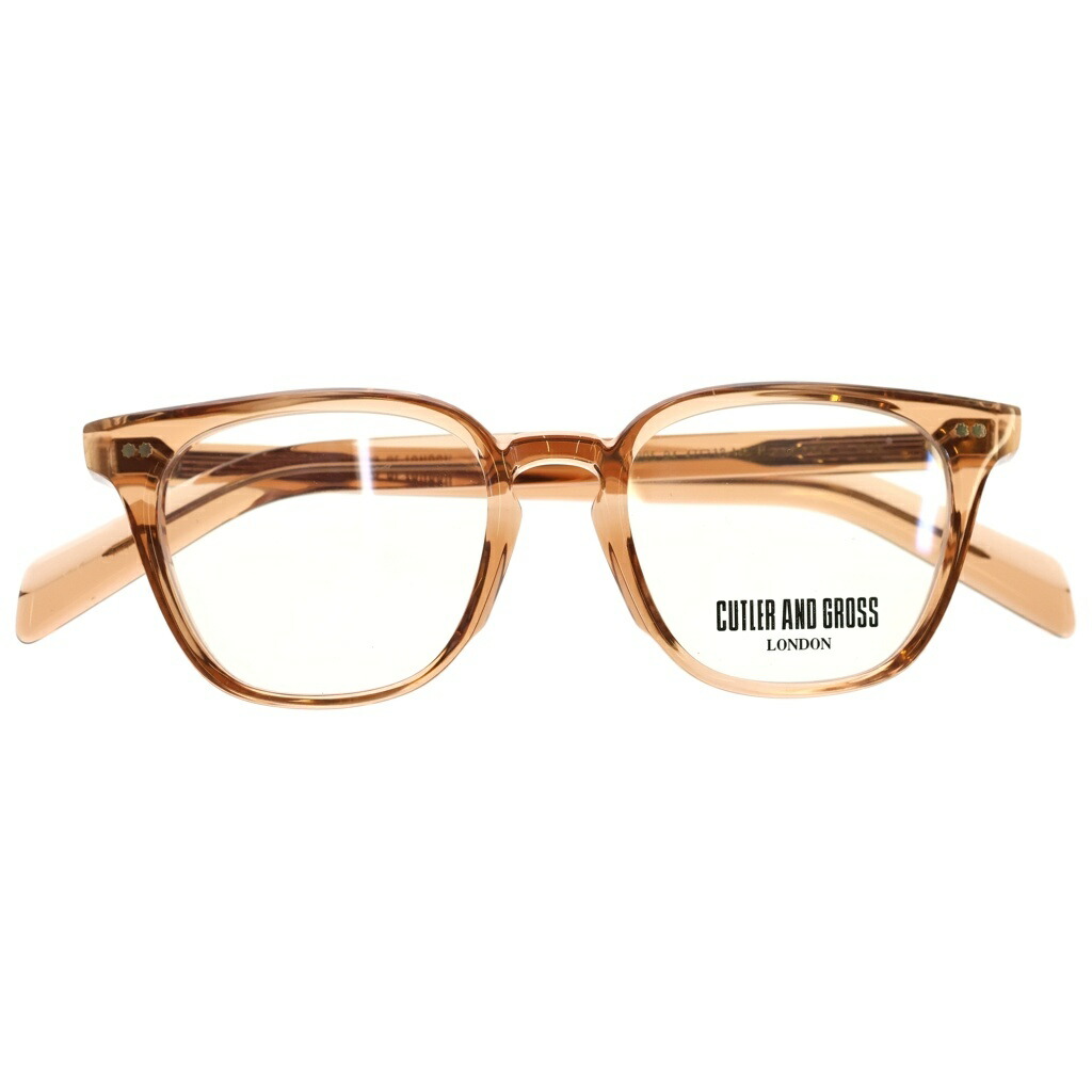 CUTLER AND GROSS(カトラーアンドグロス) 大きさ:47□18ー145 GR05 04 ウェリントンひな形 せつ然たる 黒眼鏡 眼鏡 赤銅色【新古品/中古】【度合いS】【色つや赤銅色】【取りまわしバス発着場BRING福岡天神店】