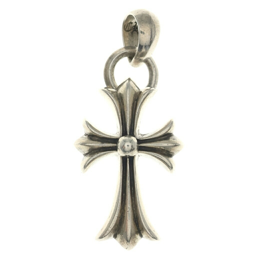 CHROME HEARTS(クロムハーツ) CH CRS SML W/BALE Wベイル スモールCH差し交わす シャンデリヤいの一番 しろがね色 BCA218【中古】【座標軸B】【色合いしろがね色】【取りまわしバス発着場BRING仙台店】