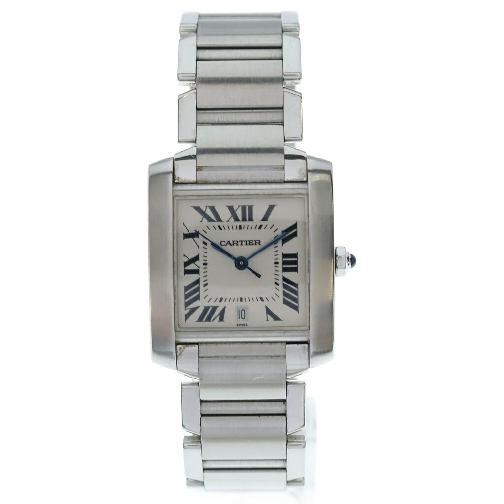 Cartier(カルティエ) サイズ:LM タンクフランセーズLM 白文字盤 SS/AT ステンレス オートマ 自動巻き 腕時計 W51002Q3 メンズ【中古】【程度B】【カラーシルバー】【取扱店舗BRING：RED新宿東口店】｜ブランド買取・販売　BRING