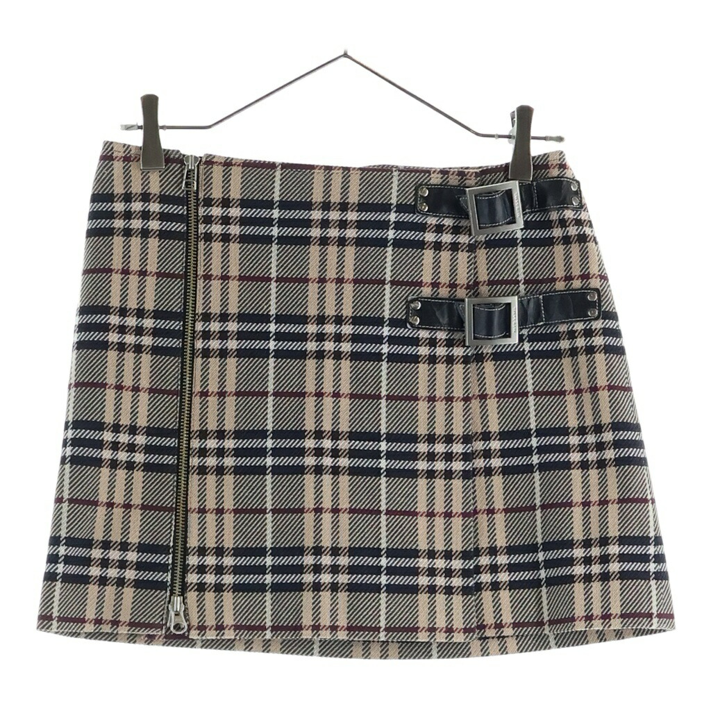 BURBERRY BLUE LABEL(バーバリーブルーレーベル) 大いさ:36 ノバチェック ミニスカート ベージュ #36【中古】【座標軸B】【色合いベージュ】【オンライン制限事項商いもの】