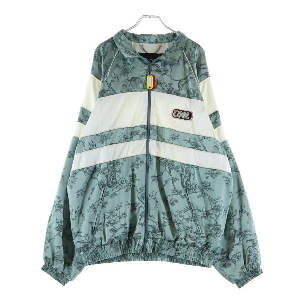 COOL T.M(クールティーエム) 大きさ:S ラバーロゴワッペン付き添い人 絹地 ジップアップジャケット 白いこと/緑であること 1PT2009A21102【中古】【座標軸B】【色合い白いこと】【取りまわしバス発着場BRING梅田茶屋町店】