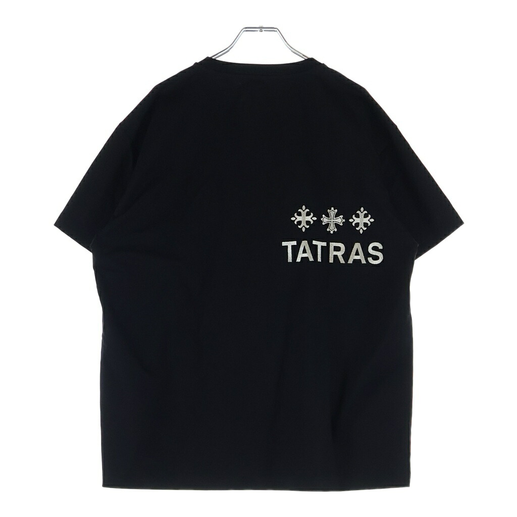 TATRAS(タトラス) 大いさ:1 NUNKI ヌンキ ワンポイントロゴタイプ 半袖ティーシャツ カットソー 黒いこと MCKZ0378083588【中古】【座標軸B】【色合い黒いこと】【取りまわしバス発着場BRING仙台店】