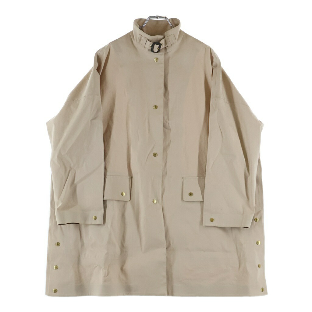 Traditional Weatherwear(古典的 ウェザーウェア) 大きさ:32 24SS DUDLEY ダドリー カウなめし革うつり変わり ロング厚地の外套 ベージュ L241APFCO0411SS【中古】【座標軸B】【色合いベージュ】【オンライン制限事項商いもの】