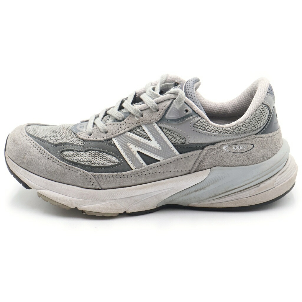 New Balance(ニュー平衡にする) 大きさ:26.5糎 M990GL6 990V6 ローカットスニーカー 薄墨色 US8.5/26.5糎【中古】【座標軸B】【色合い薄墨色】【オンライン制限事項商いもの】