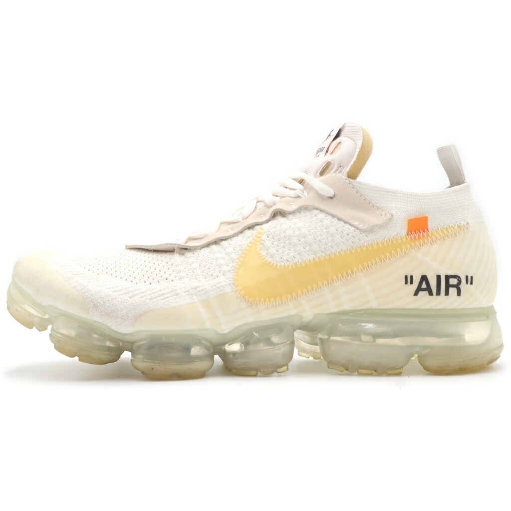 NIKE(ナイキ) 大きさ:30.0糎 ×OFF-WHITE AIR VAPORMAX AA3831-100 オフ 白いこと エアヴェイパーマックス ローカットスニーカー 白いこと US12/30糎【中古】【座標軸B】【色合い白いこと】【オンライン制限事項商いもの】