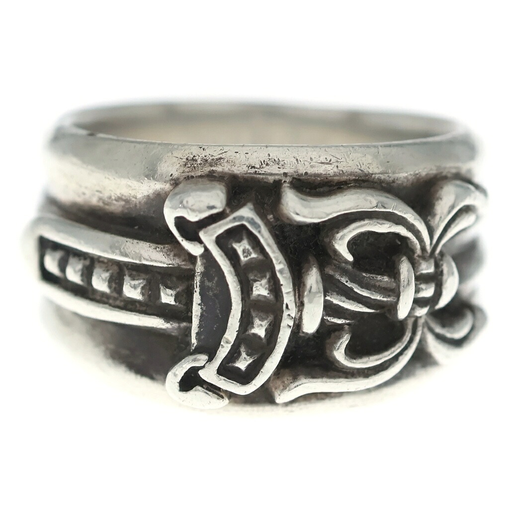 CHROME HEARTS(クロムハーツ) 大いさ:17.5号 DAGGER ダガーリング しろがね色 BCA343【中古】【座標軸B】【色合いしろがね色】【取りまわしバス発着場BRING梅田茶屋町店】