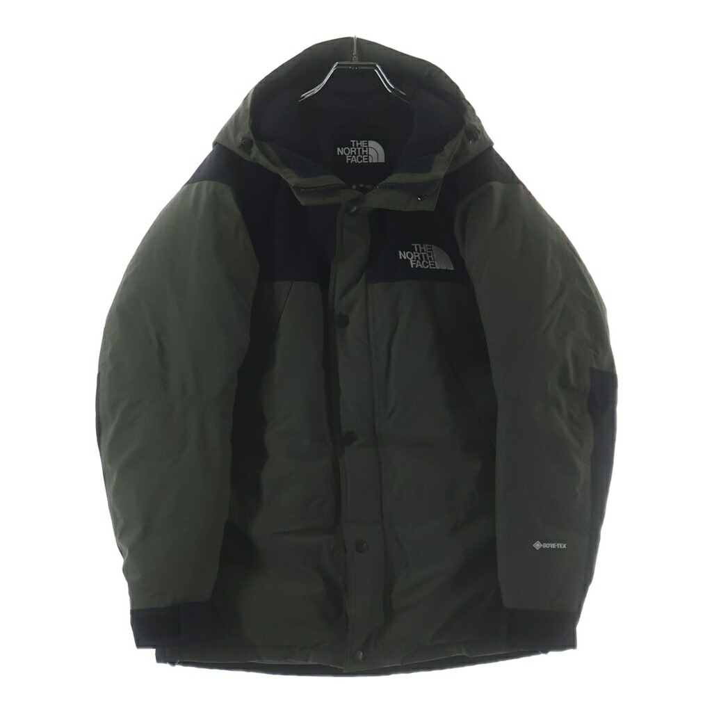 THE NORTH FACE(ザノースフェイス) 大きさ:M Mountain Down Jacket 牟礼上衣 カーキ ND91930【中古】【座標軸B】【色合いカーキ】【オンライン制限事項商いもの】