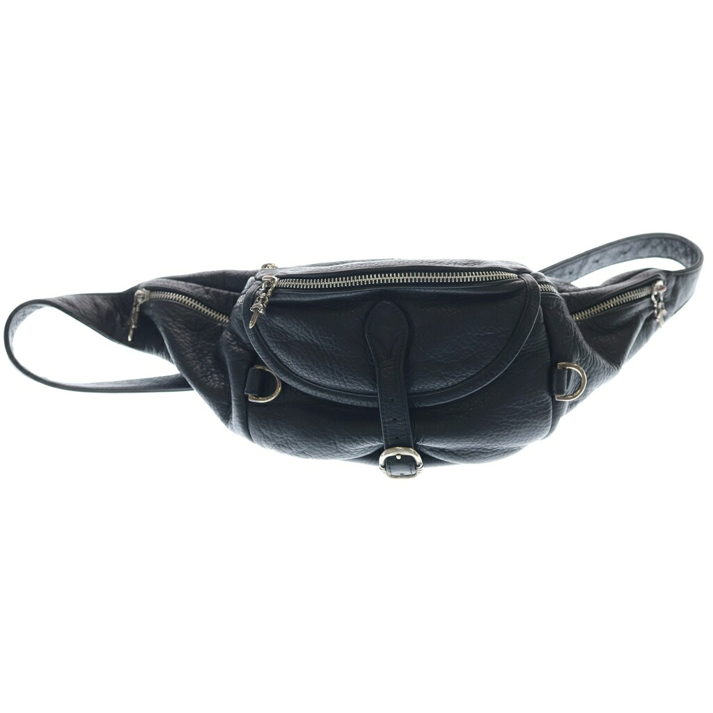 CHROME HEARTS(クロムハーツ) #1 SNAT PACK スナットパック ダガージップ ガンスリンガーベルト レザーウエストバッグ 黒いこと【中古】【度合いB】【色つや黒いこと】【取りまわしバス発着場渋谷】