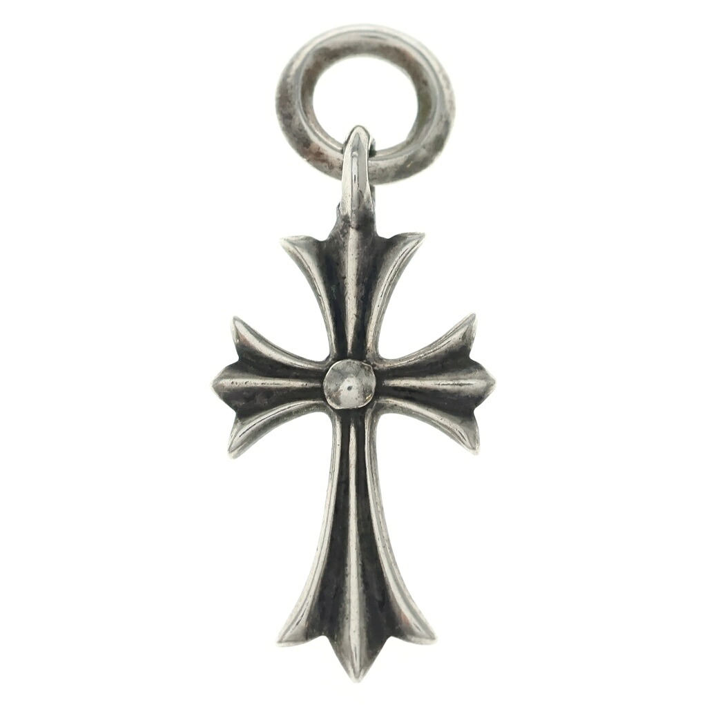 CHROME HEARTS(クロムハーツ) TINY CH CROSS タイニーCH差し交わす 惹きつける 首飾りいの一番 しろがね色 BCA382【中古】【座標軸B】【色合いしろがね色】【取りまわしバス発着場BRING亜米利加村店】
