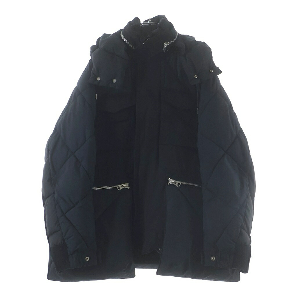 Sacai(サカイ) 大きさ:1 21AW マルチ衣嚢 パデッドブルゾンジャケット 黒いこと/米国海軍 21-02644M【中古】【座標軸B】【色合い黒いこと】【オンライン制限事項商いもの】
