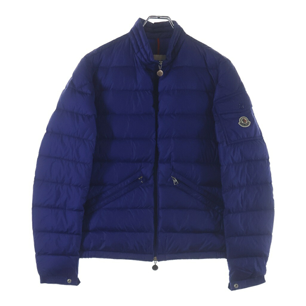 MONCLER(モンク線路) AGAY 落ちこむ上衣 ナイロン 青色【中古】【座標軸B】【色合い青色】【オンライン制限事項商いもの】