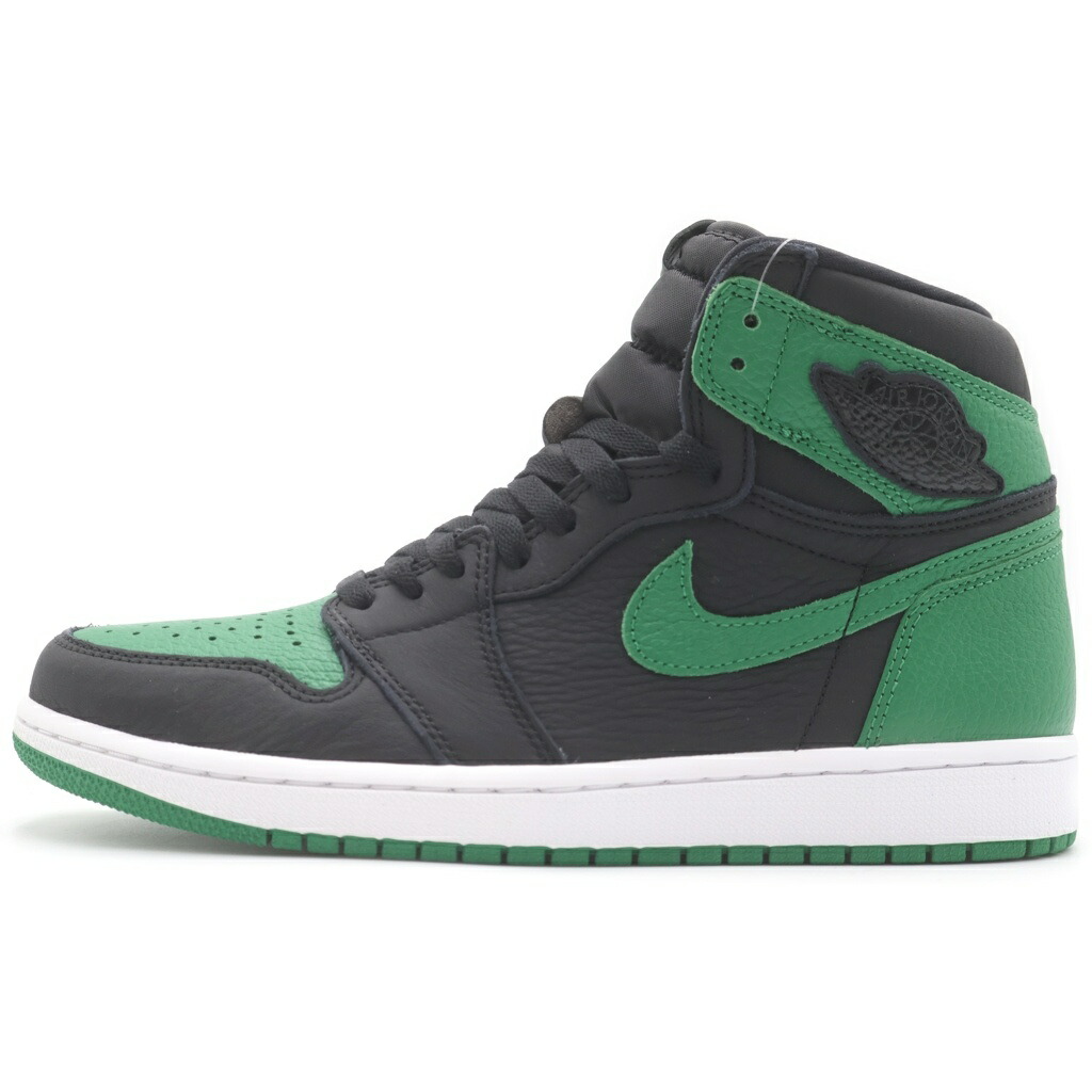 NIKE(ナイキ) 大きさ:27.5糎 AIR JORDAN 1 HIGH OG Pine Green 555088-030 エアジョーダン1 御機嫌 パイン緑であること ハイカットスニーカーシューズ 黒いこと/緑であること US9.5/27.5糎【新古品/中古】【座標軸S】【色合い黒いこと】【オンライン制限事項商いもの】