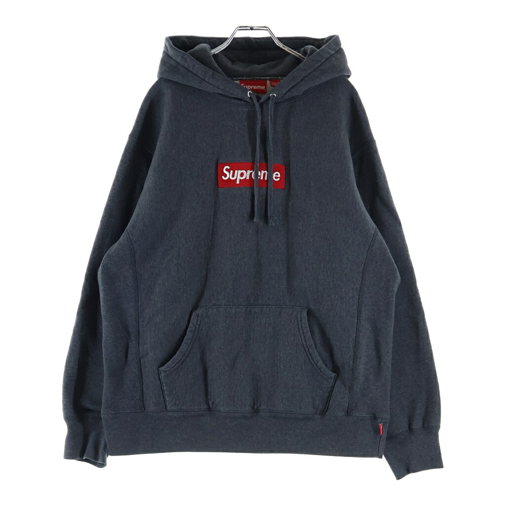 SUPREME(シュプリーム) 大いさ:M 21AW Box Logo Hooded Sweatshirt ボックス席ロゴタイプ 汗水 ティーシャツパーカー 薄墨色【中古】【座標軸B】【色合い薄墨色】【取りまわしバス発着場渋谷】