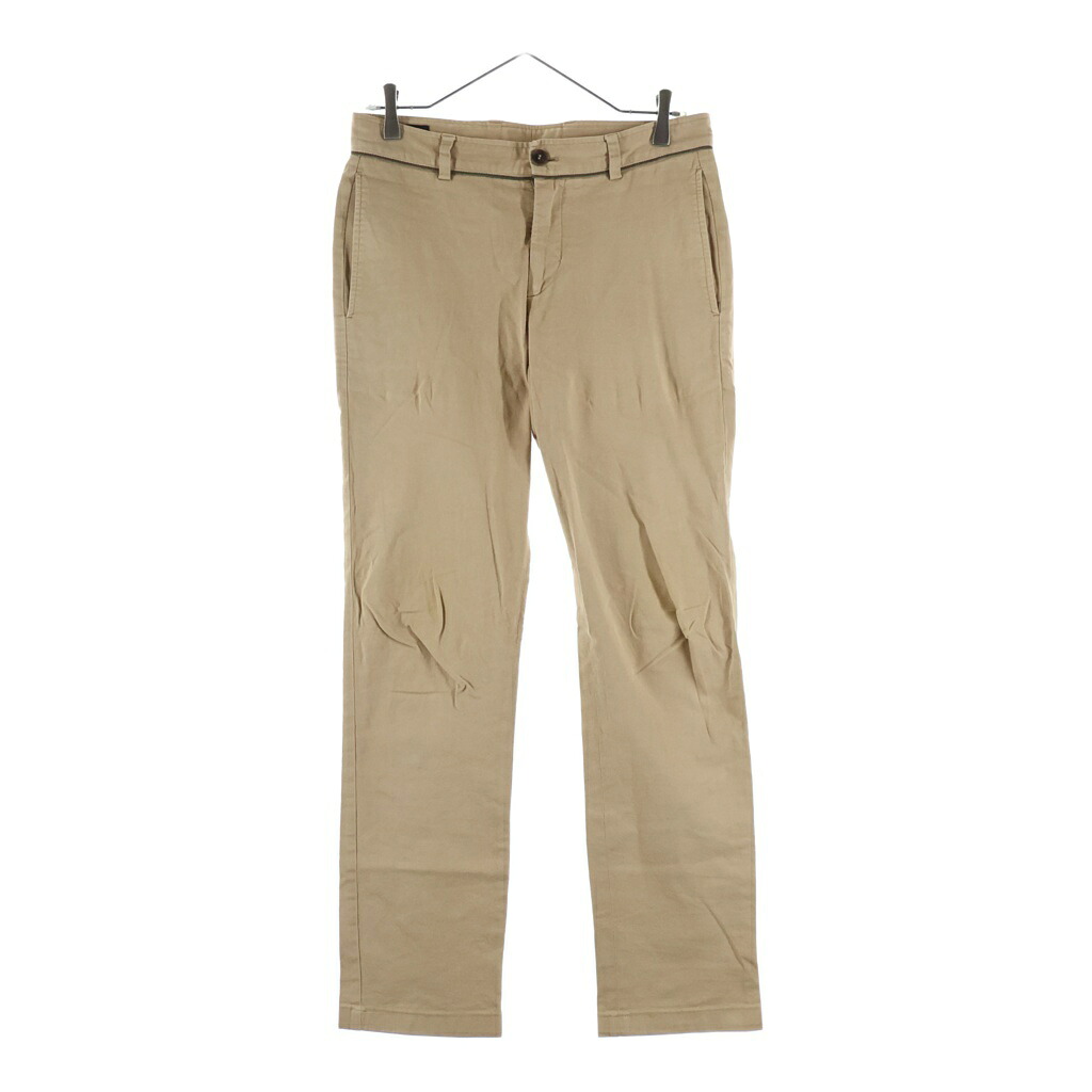 GUCCI(グッチ) 大きさ:44 Skinny Pants ジップフライ チノズボン下 スキニーパンツ ベージュ 265418 Z7650【中古】【座標軸A】【色合いベージュ】【取りまわしバス発着場BRING心斎橋店】