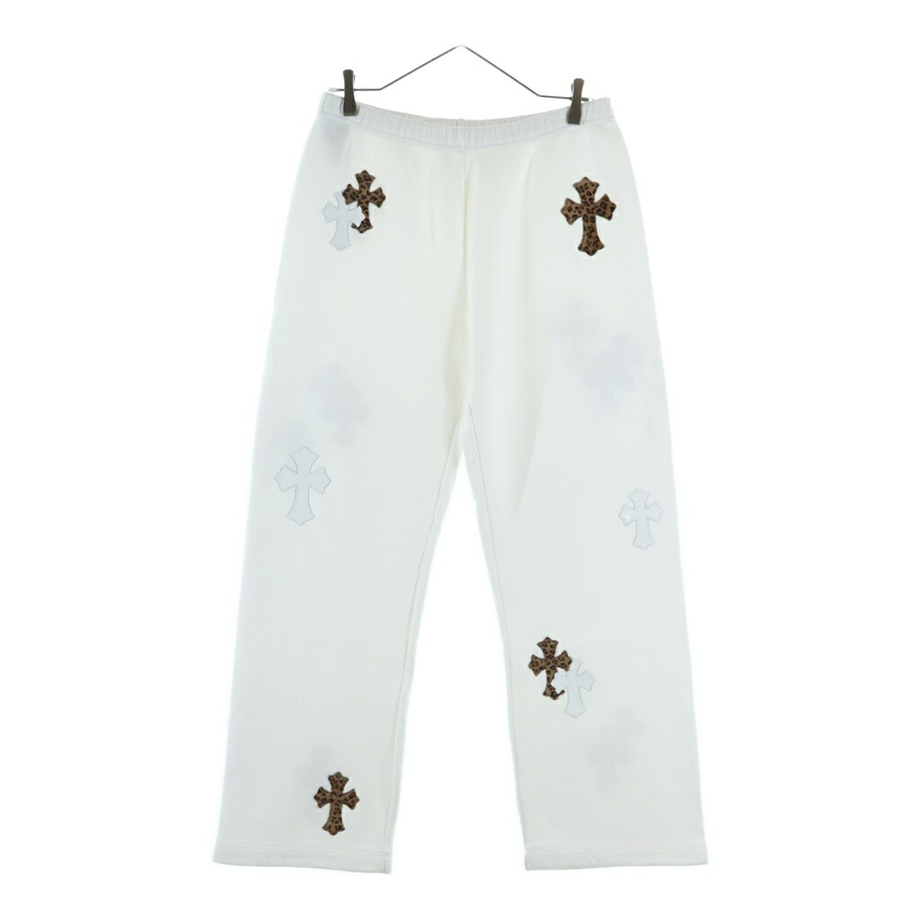 CHROME HEARTS(クロムハーツ) 大いさ:M M Y NOT はりつけ台継ぎ切れ付き添い人スウェットロングパンツ 白いこと【新古品/中古】【座標軸S】【色合い白いこと】【取りまわしバス発着場BRING心斎橋店】