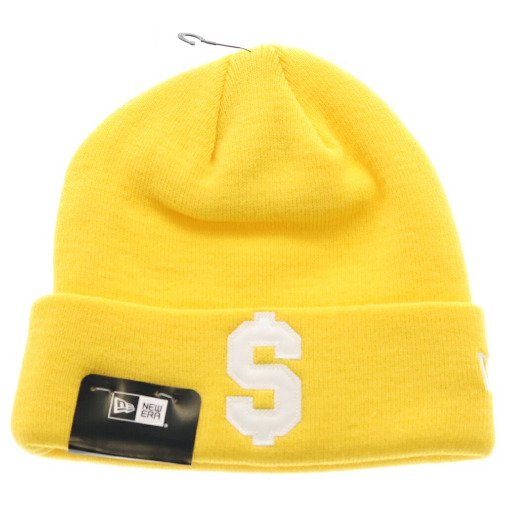 SUPREME(シュプリーム) 24SS ×New Era $ Beanie 弗 エスロゴ ビーニー 黄色【中古】【度合いA】【色つや黄色】【取りまわしバス発着場BRING福岡天神店】