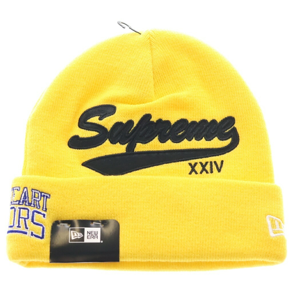 SUPREME(シュプリーム) 23AW ×New Era Salvation Beanie Beanie サルベーション ビーニーイエロー【中古】【度合いA】【色つや黄色】【取りまわしバス発着場BRING福岡天神店】