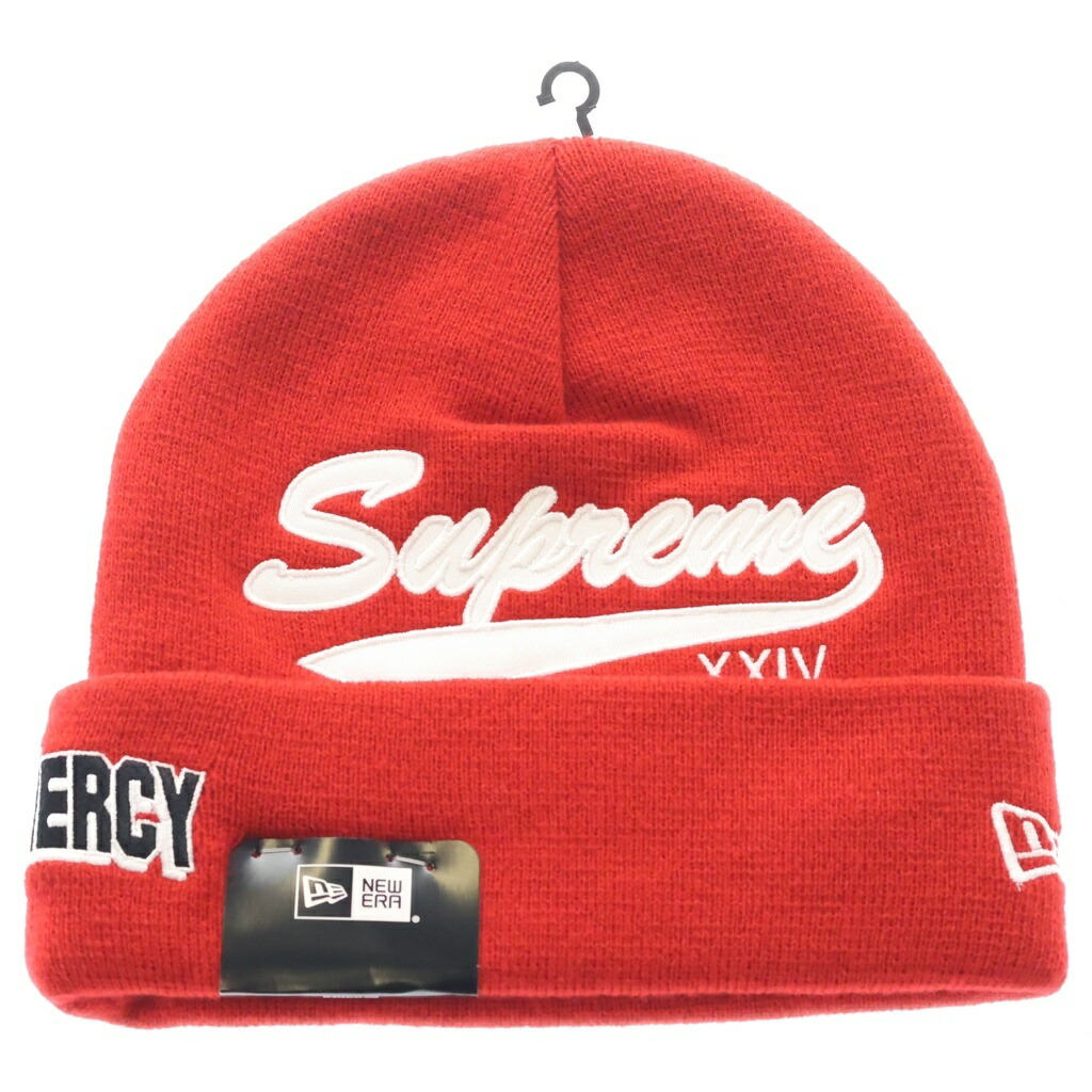 SUPREME(シュプリーム) 24SS ×New Era Salvation Beanie Beanie サルベーション ビーニー 赤いこと【中古】【度合いA】【色つや赤いこと】【取りまわしバス発着場BRING福岡天神店】