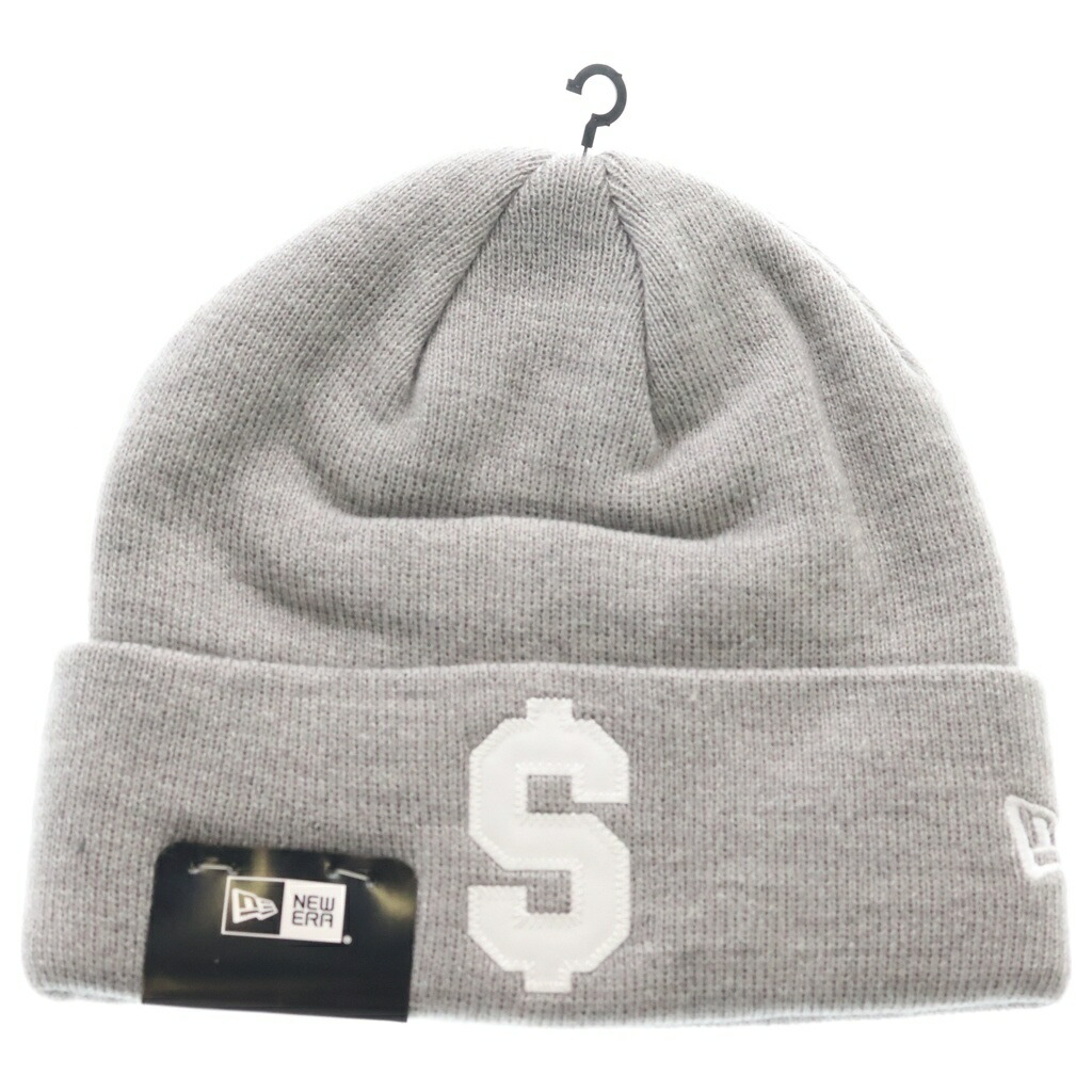 SUPREME(シュプリーム) 24SS ×New Era $ Beanie 弗 エスロゴ ビーニー 薄墨色【中古】【度合いA】【色つや薄墨色】【取りまわしバス発着場BRING福岡天神店】
