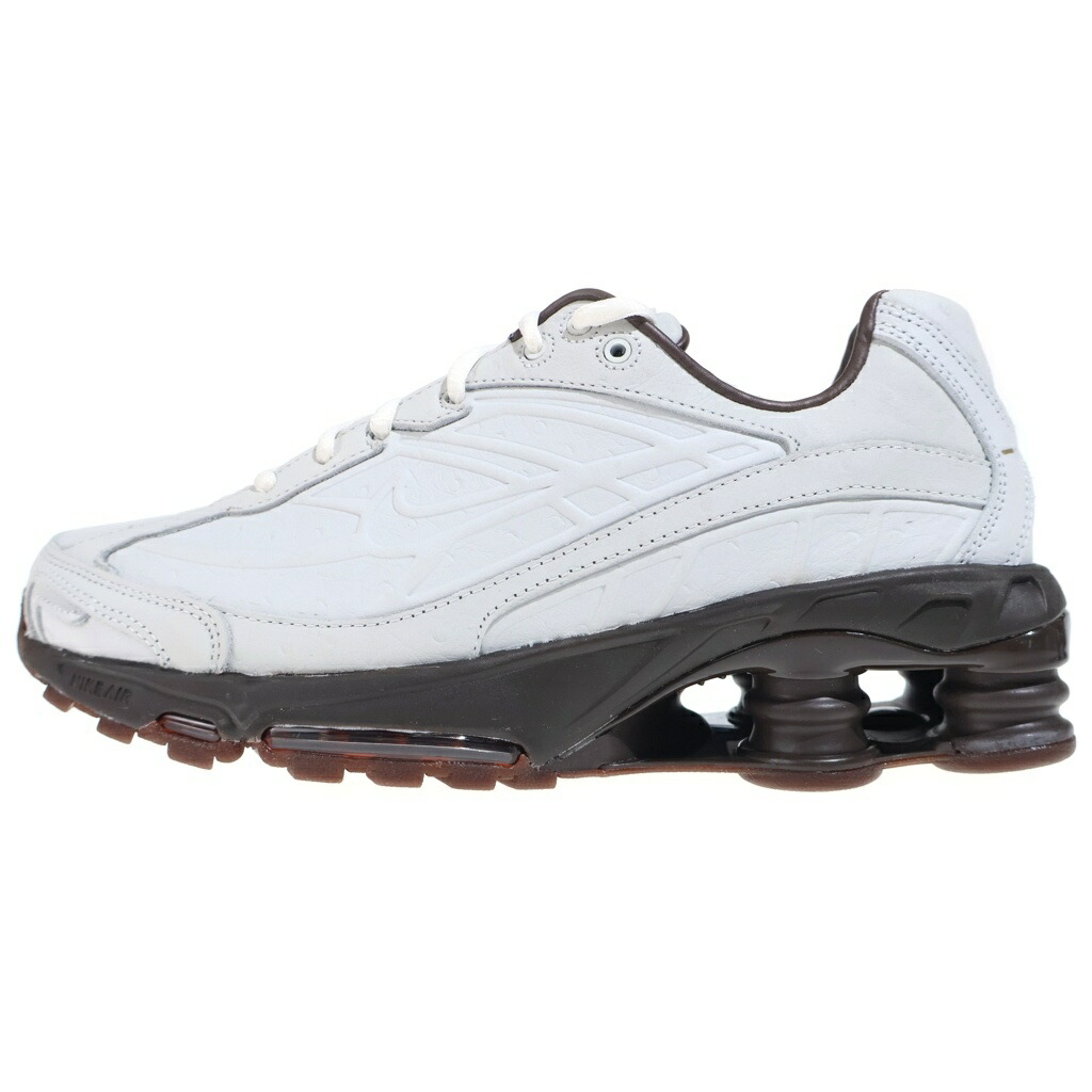 NIKE(ナイキ) 大きさ:26.5糎 SHOX RIDE 2 PRM MORSE CODE ぼうぜん自失横すべり2 割り増し金 モールス吊りひも ローカットスニーカー 薄墨色/赤銅色 US8.5/26.5糎 IQ3369-101【新古品/中古】【座標軸S】【色合い薄墨色】【オンライン制限事項商いもの】