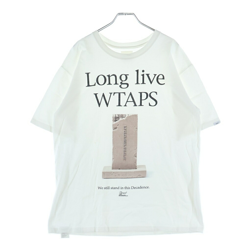 WTAPS(ダブルタップス) 大きさ:3 20SS MONOLITH TEE 半袖 カットソー プルオーバー 白いこと【中古】【座標軸B】【色合い白いこと】【取りまわしバス発着場BRING横浜ビブレ店】