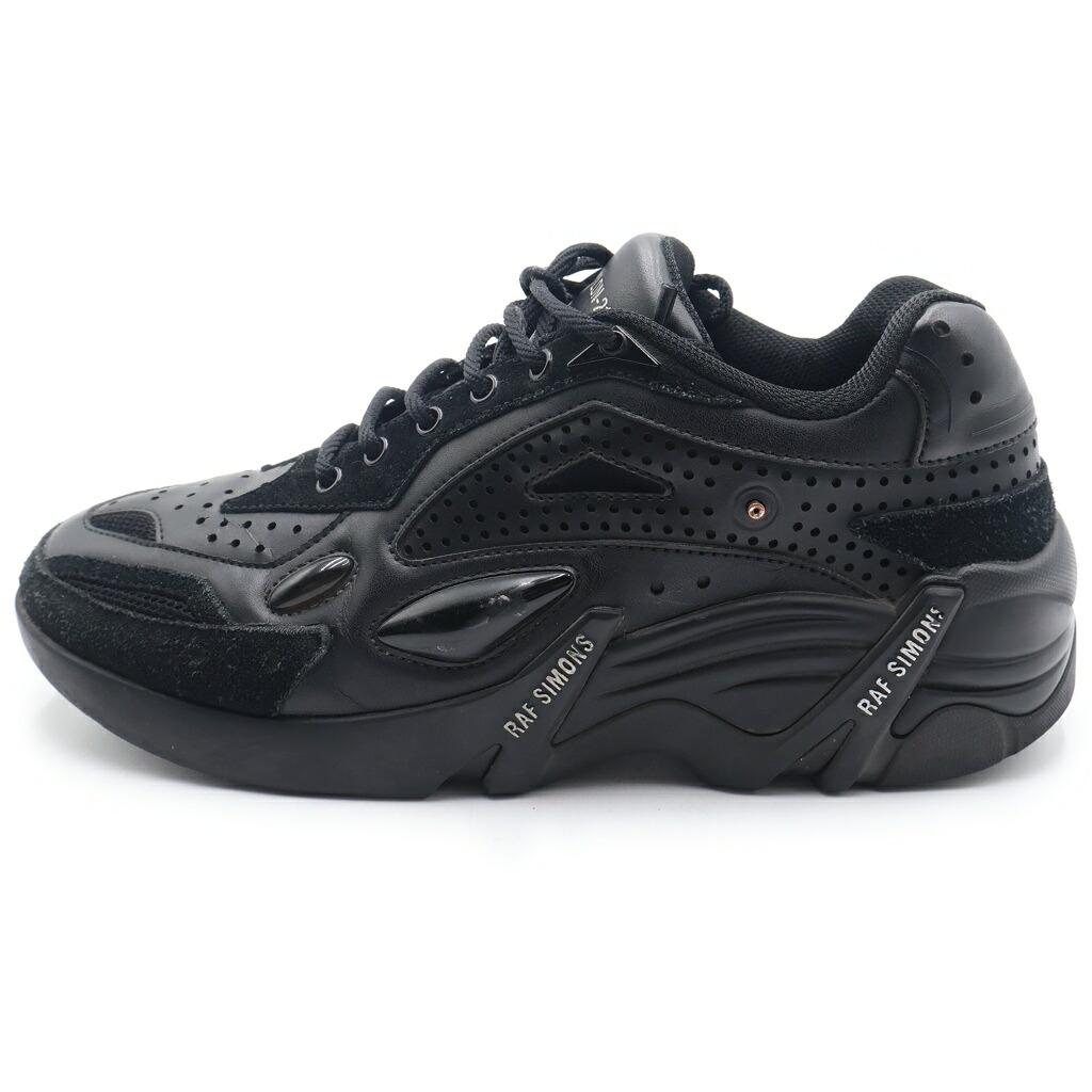 RAF SIMONS(ラフシモンズ) 大きさ:40 RUNNER Cylon-21 走者 サイロン ローカットスニーカー 黒いこと【中古】【座標軸B】【色合い黒いこと】【オンライン制限事項商いもの】