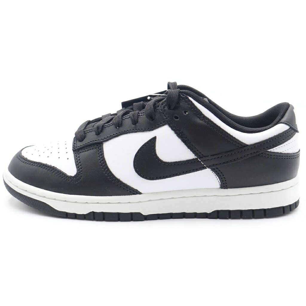 NIKE(ナイキ) 大きさ:26.5糎 DUNK LOW RETRO PANDA DD1391-100 ダンク レトロ ジャイアントパンダ ローカットスニーカー 白いこと/黒いこと US8.5/26.5糎【新古品/中古】【座標軸S】【色合い白いこと】【オンライン制限事項商いもの】