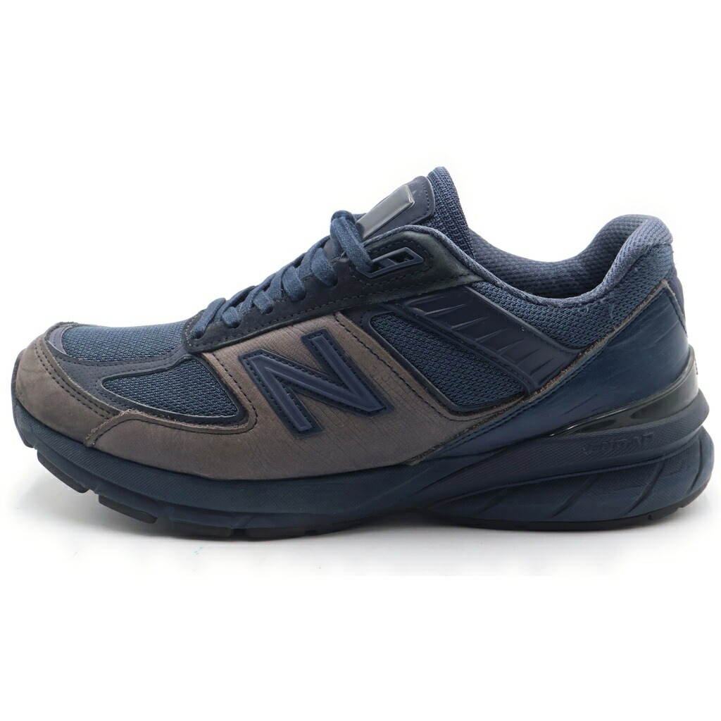 New Balance(ニュー平衡にする) 大きさ:26.5糎 M990EGN5 ×ENGINEERED GARMENTS 990V5 エンジニアド ガーメンツ メッシュ ローカットスニーカー 米国海軍 US8.5/26.5糎【中古】【座標軸B】【カラーネイビー】【オンライン制限事項商いもの】