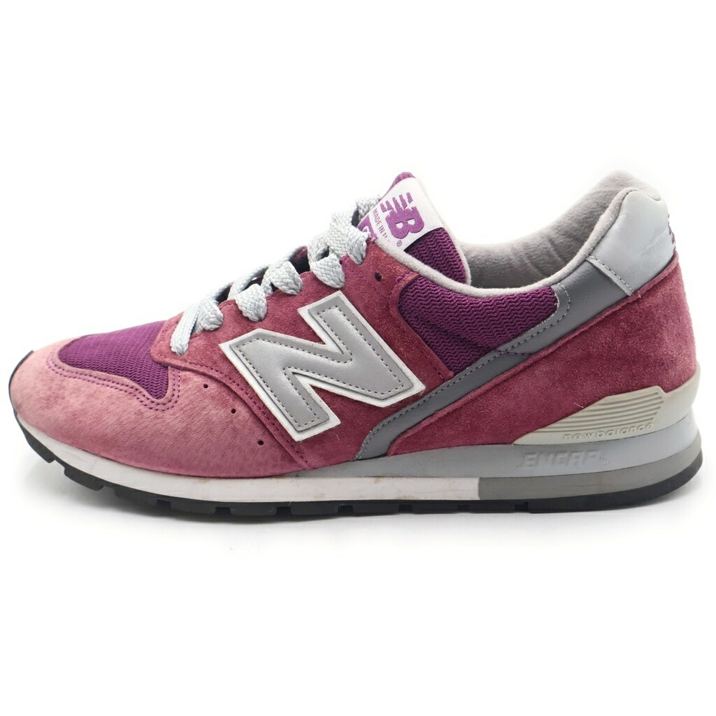 New Balance(ニュー平衡にする) 大きさ:26.5糎 M996CRB 996 ローカットスニーカー パープル US8.5/26.5糎【中古】【座標軸B】【カラーパープル】【オンライン制限事項商いもの】