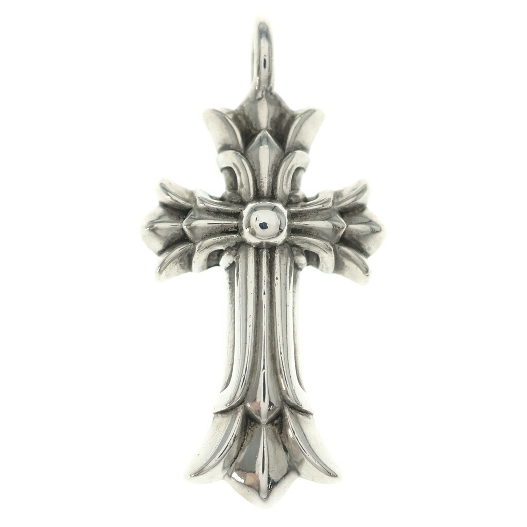 CHROME HEARTS(クロムハーツ) DBL CH CRS ダブルCH差し交わす惹きつける シャンデリヤいの一番 しろがね色 BCA248【中古】【座標軸B】【色合いしろがね色】【取りまわしバス発着場BRING有楽町マルイ店】