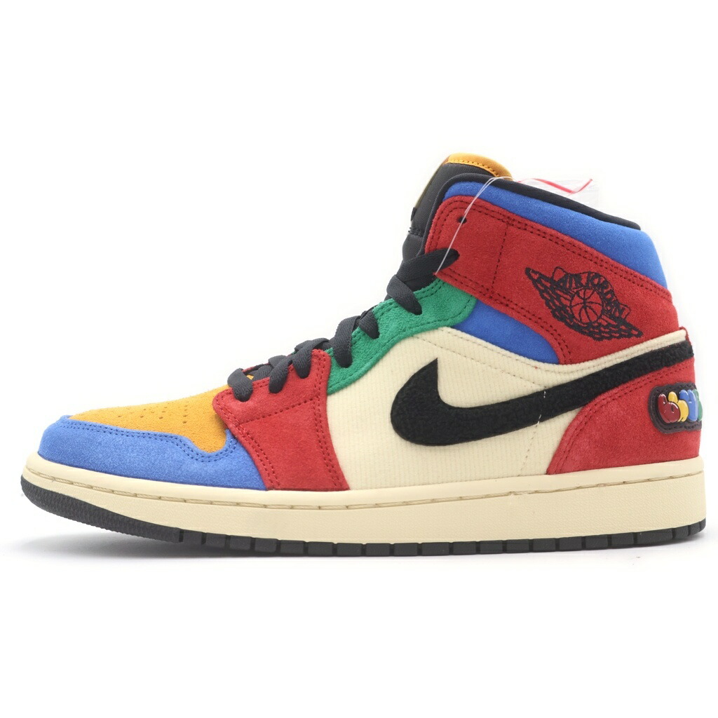 NIKE(ナイキ) 大きさ:27.0糎 ×Blue The Great Air Jordan 1 Mid CU2805-100 青色 ザ グリート エアジョーダン1 ミッド ミドルカットスニーカー シューズ マルチ US9/27糎【新古品/中古】【座標軸S】【色合いマルチ色合い】【オンライン制限事項商いもの】