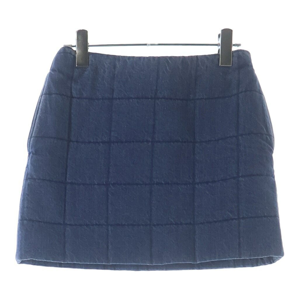 GUCCI(グッチ) 大いさ:36 ジーンズスコート インディゴブルー #37 766042【中古】【座標軸B】【色合い青碧】【オンライン制限事項商いもの】