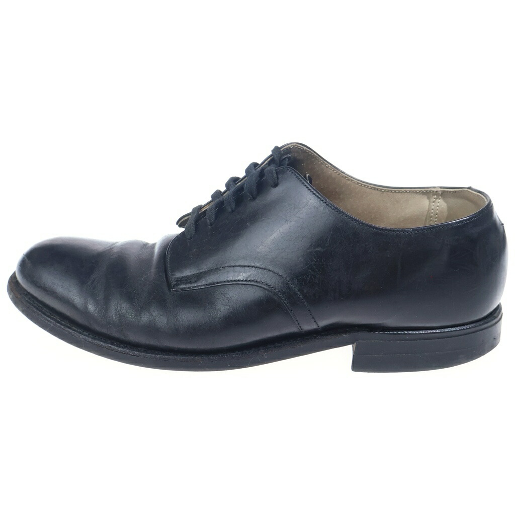 NO BRAND(否ブランド名) 大いさ:8 1/2 90S VINTAGE U.S NAVY SERVICE SHOES ヴィンテージ ユーエス 米国海軍 なめし革 お持て成しシューズ 黒いこと【中古】【座標軸B】【色合い黒いこと】【取りまわしバス発着場AWESOME高円寺店】