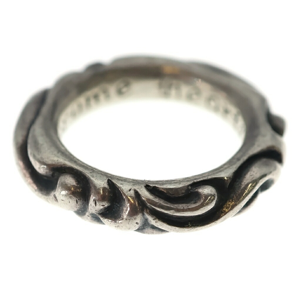 CHROME HEARTS(クロムハーツ) サイズ:9号 SCRL BAND スクロールバンド リング シルバー BCA351【中古】【程度B】【カラーシルバー】【取扱店舗BRINGアメリカ村店】｜ブランド買取・販売　BRING
