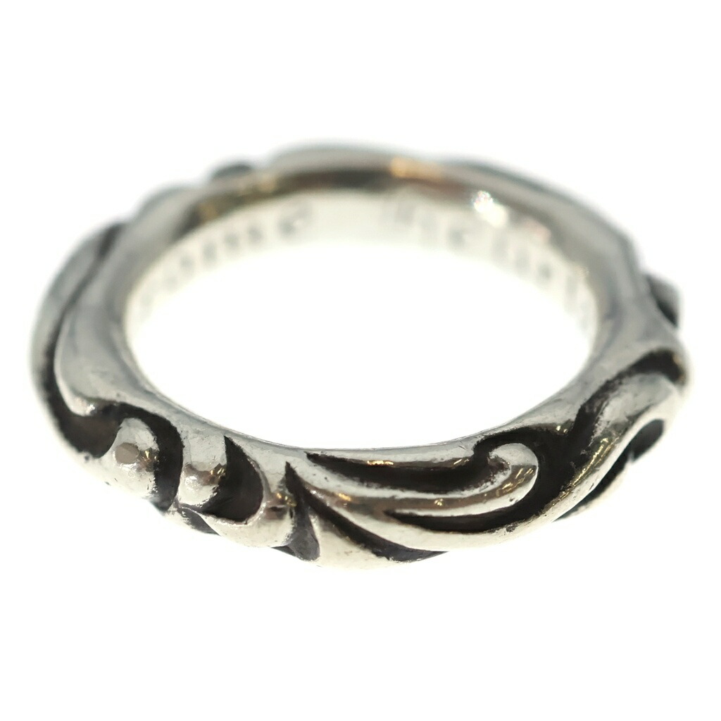 CHROME HEARTS(クロムハーツ) 大いさ:13.0号 SCRL BAND スクロール周波数帯域 輪っか しろがね色 BCA351【中古】【座標軸B】【色合いしろがね色】【取りまわしバス発着場BRING横浜ビブレ店】
