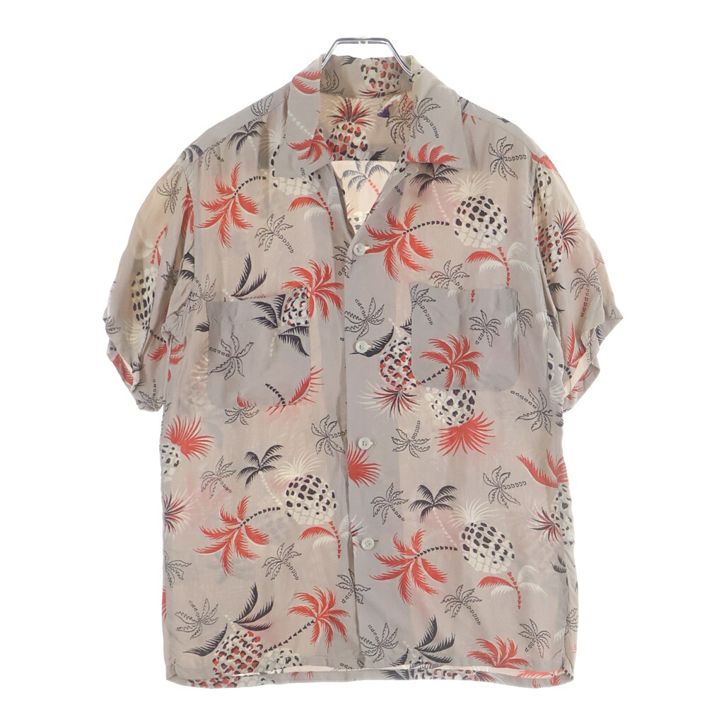 VINTAGE(ヴィンテージ) 大きさ:M 50s MYLAN Hawaiian Shirt マイラン ハワイアンプルオーバー 半袖プルオーバー アロハシャツ 白いこと【中古】【座標軸B】【色合い白いこと】【取りまわしバス発着場AWESOME高円寺店】