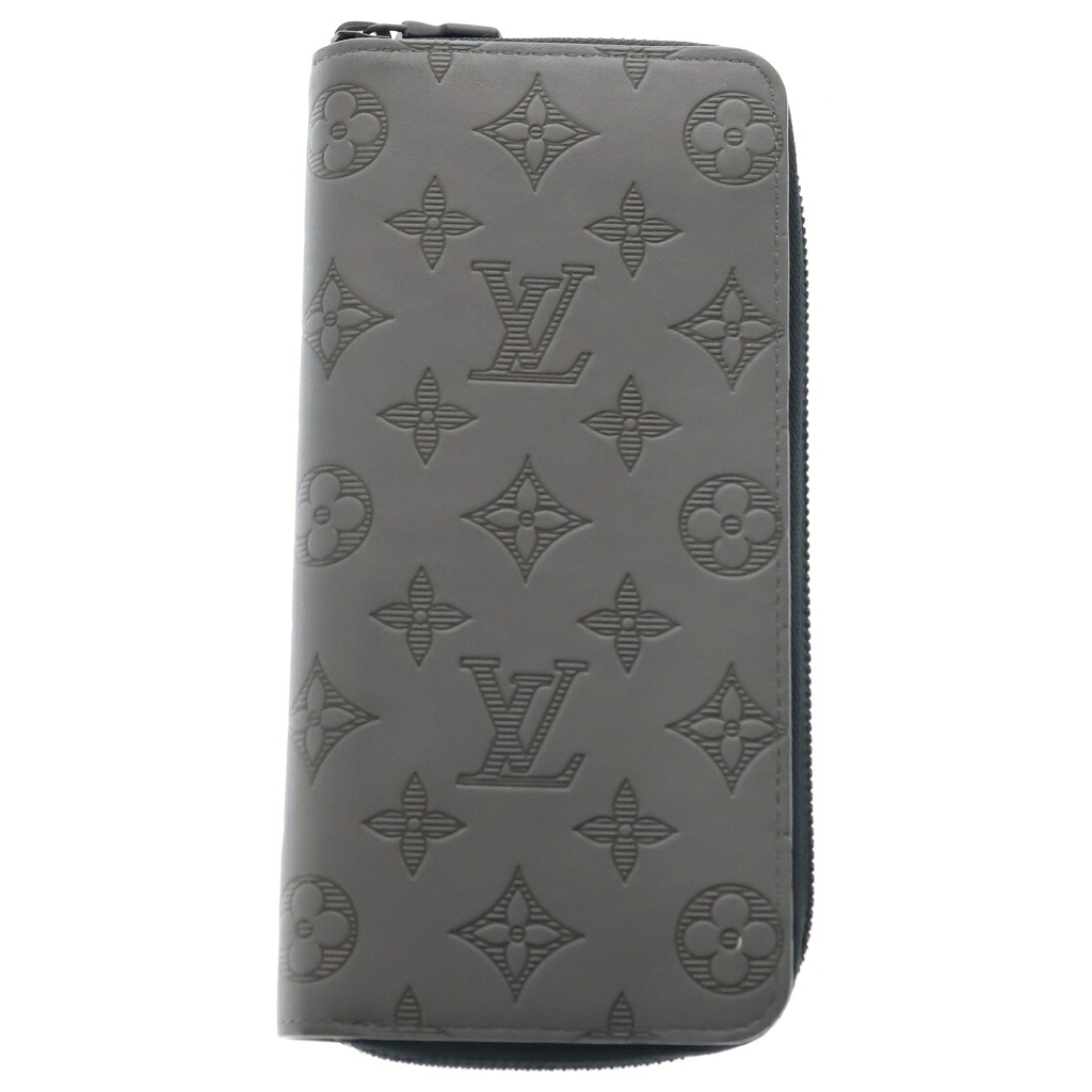 LOUIS VUITTON(ルイヴィトン) モノグラムシャドウ ジッピーウォレットヴェルティカル ロングウォレット カードけケース 長財布 グレー レザー M81384 シルバー金具【中古】【程度B】【カラーグレー】【取扱店舗BRING大宮店】|ブランド買取・販売 BRING