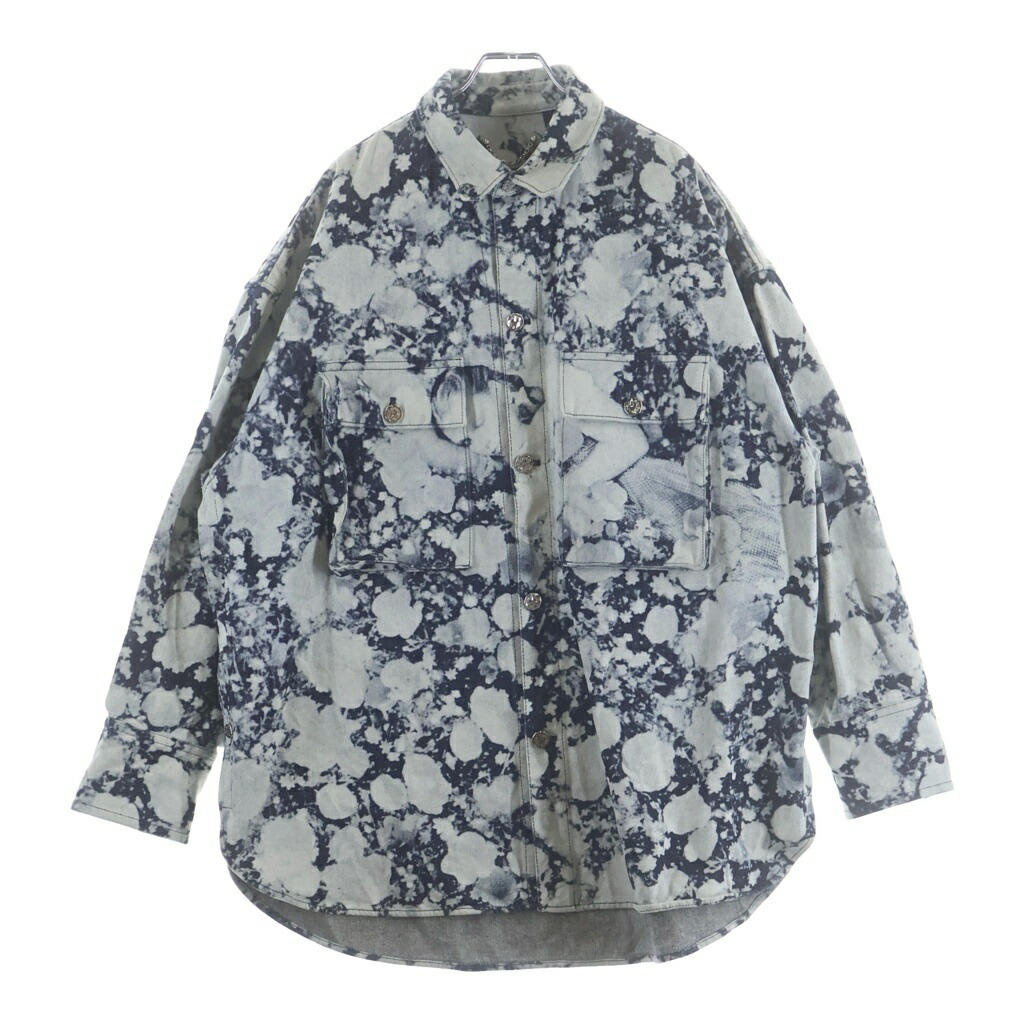 LOUIS VUITTON(ルイヴィトン) 大きさ:S 19SS ブリーチ工業 ジーンズ上衣 インディゴ RM191 LVE HGS87W【新古品/中古】【度合いS】【色つや青碧】【取りまわしバス発着場原宿】