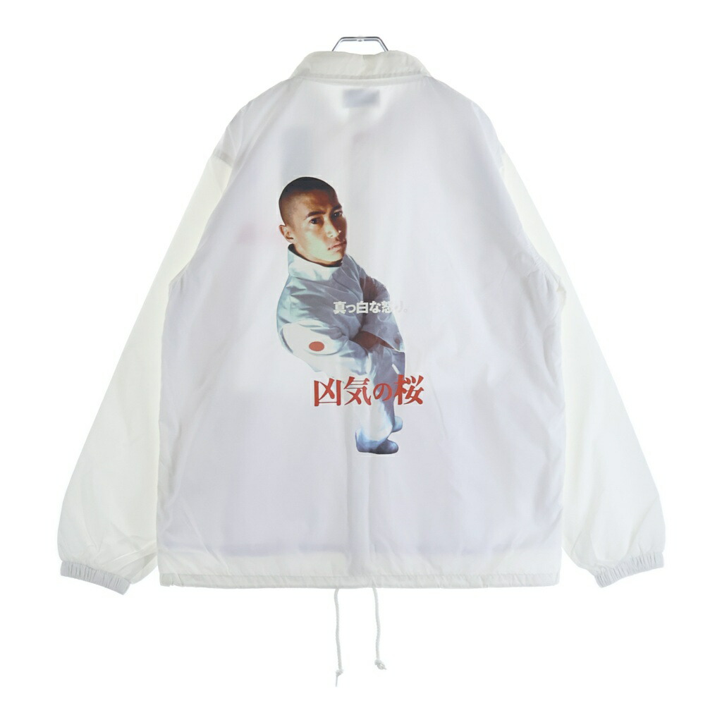WACKO MARIA(ワコマリア) サイズ:L 22SS 凶気の桜 コーチ ジャケット ホワイト【新古品/中古】【程度S】【カラーホワイト】【取扱店舗BRING横浜ビブレ店】|ブランド買取・販売 BRING