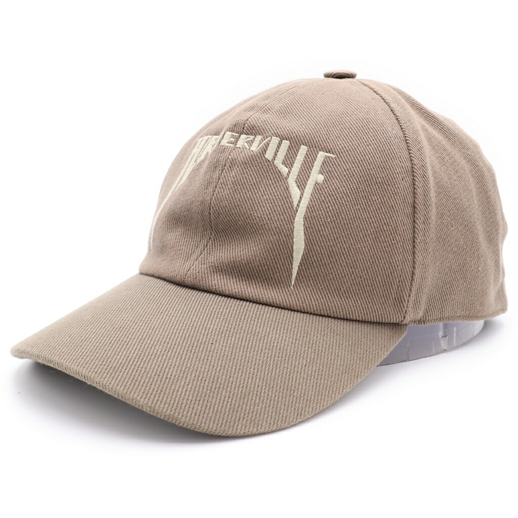 Rick Owens(リックオウエンス) 大いさ:40 24AW BASEBALL CAP フロントロゴエンブロイダリー 野球旗がしら かぶり笠 ベージュ DA02D2478-DOEM6【中古】【座標軸B】【色合いベージュ】【取りまわしバス発着場BRING THRIFT CLOSET 幕張店】