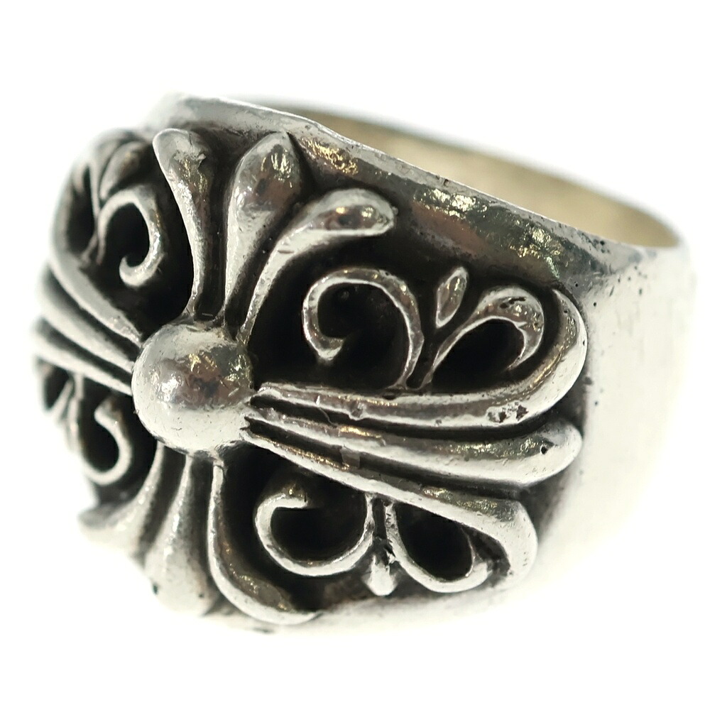 CHROME HEARTS(クロムハーツ) 大いさ:20.5号 KEEPER RING GK輪っか しろがね色 BCA348【中古】【座標軸B】【色合いしろがね色】【取りまわしバス発着場OneStyle新宿店】