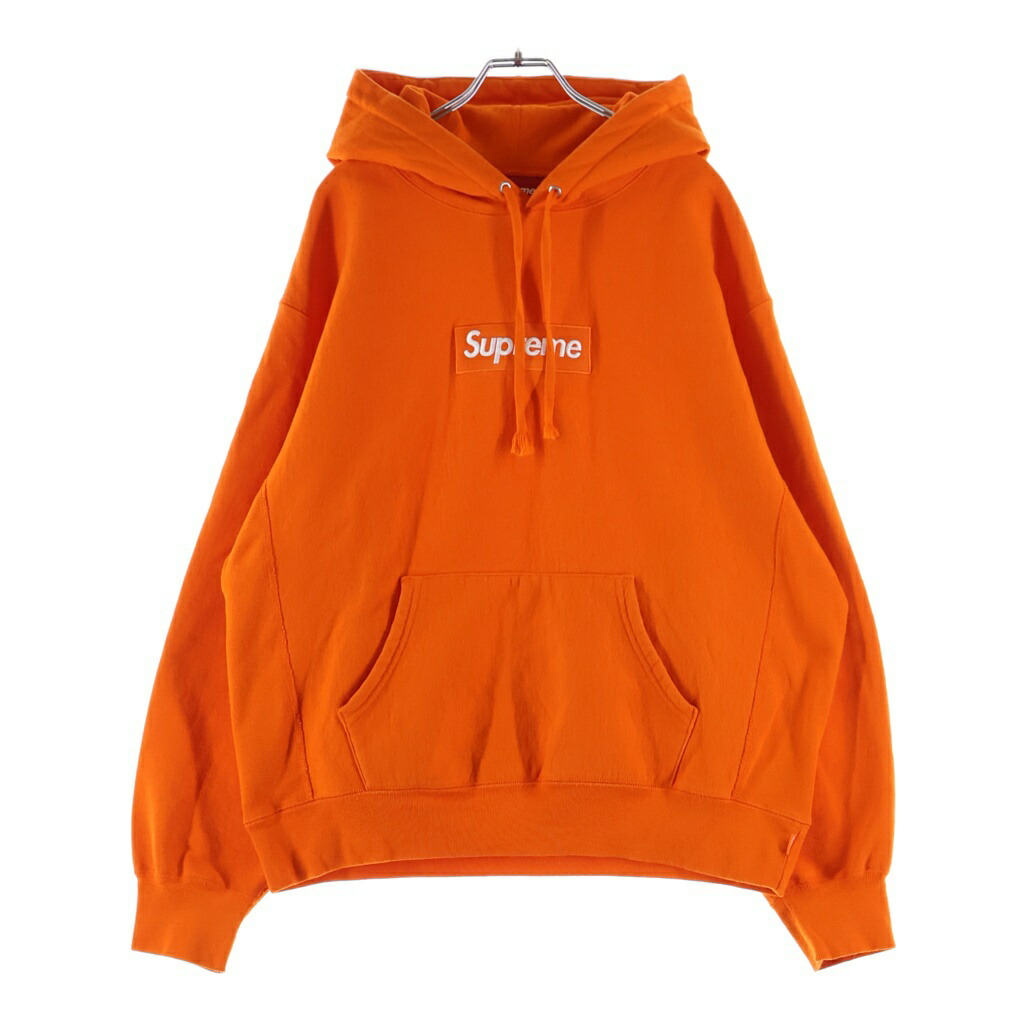SUPREME(シュプリーム) 大きさ:M 24AW Box Logo Hooded Sweatshirt ボックス席ロゴタイプ プルオーバースウェットパーカー オレンジ色【中古】【座標軸B】【色合いオレンジ色】【取りまわしバス発着場BRING京都河原町店】