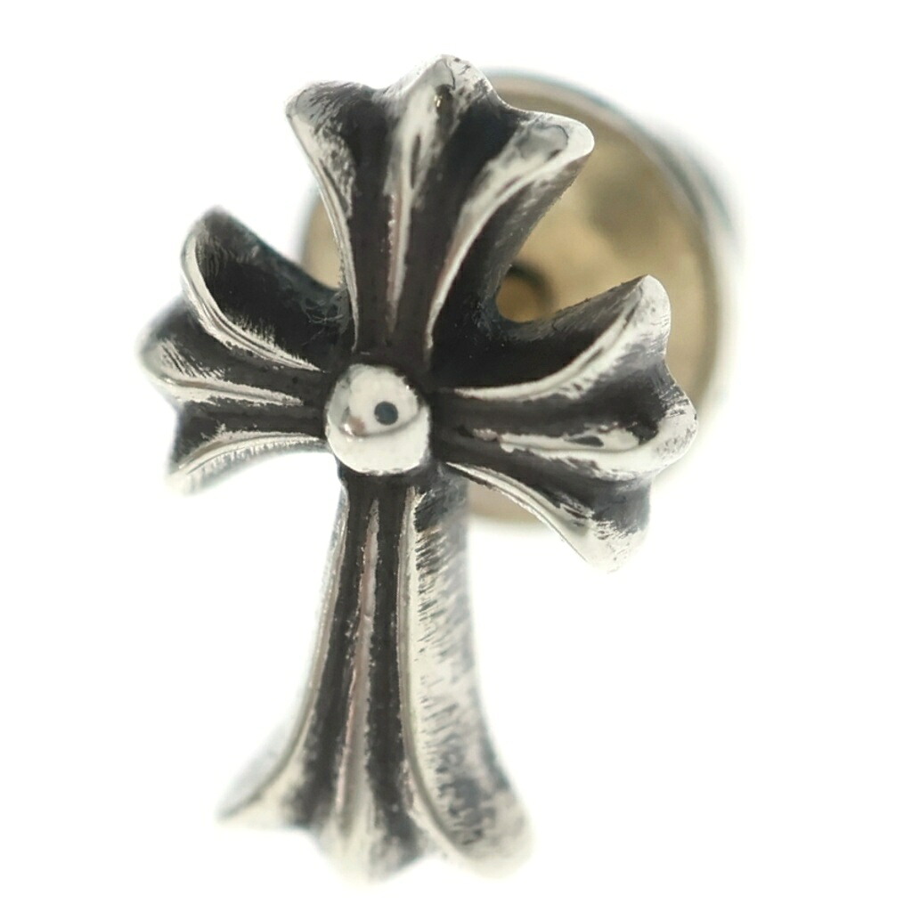 CHROME HEARTS(クロムハーツ) CH CRSS 2 FAT CHクロスファット スタッドピアス シルバー BCA092【中古】【程度B】【カラーシルバー】【取扱店舗BRING有楽町マルイ店】|ブランド買取・販売 BRING