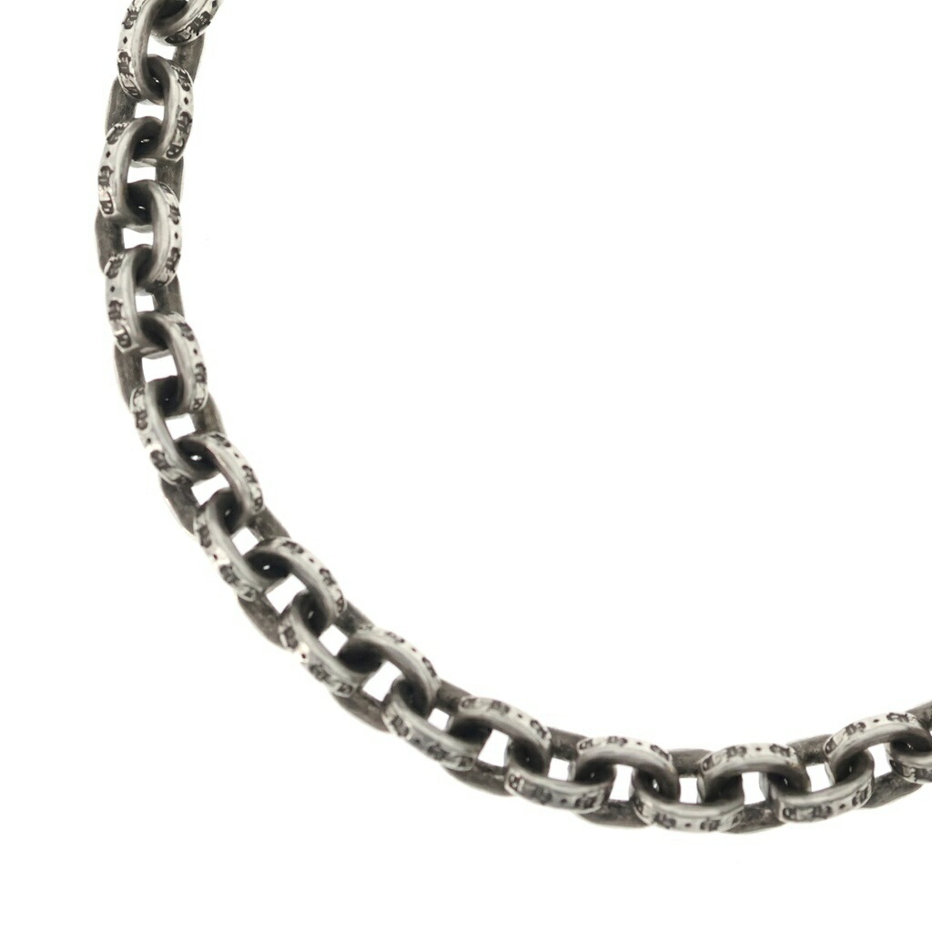 CHROME HEARTS(クロムハーツ) 大きさ:18.0inch PAPER CHAIN 18 ペーパーチェーンネックレス 18inch しろがね色 BCA086【中古】【度合いB】【色つやしろがね色】【取りまわしバス発着場OneStyle原宿店】