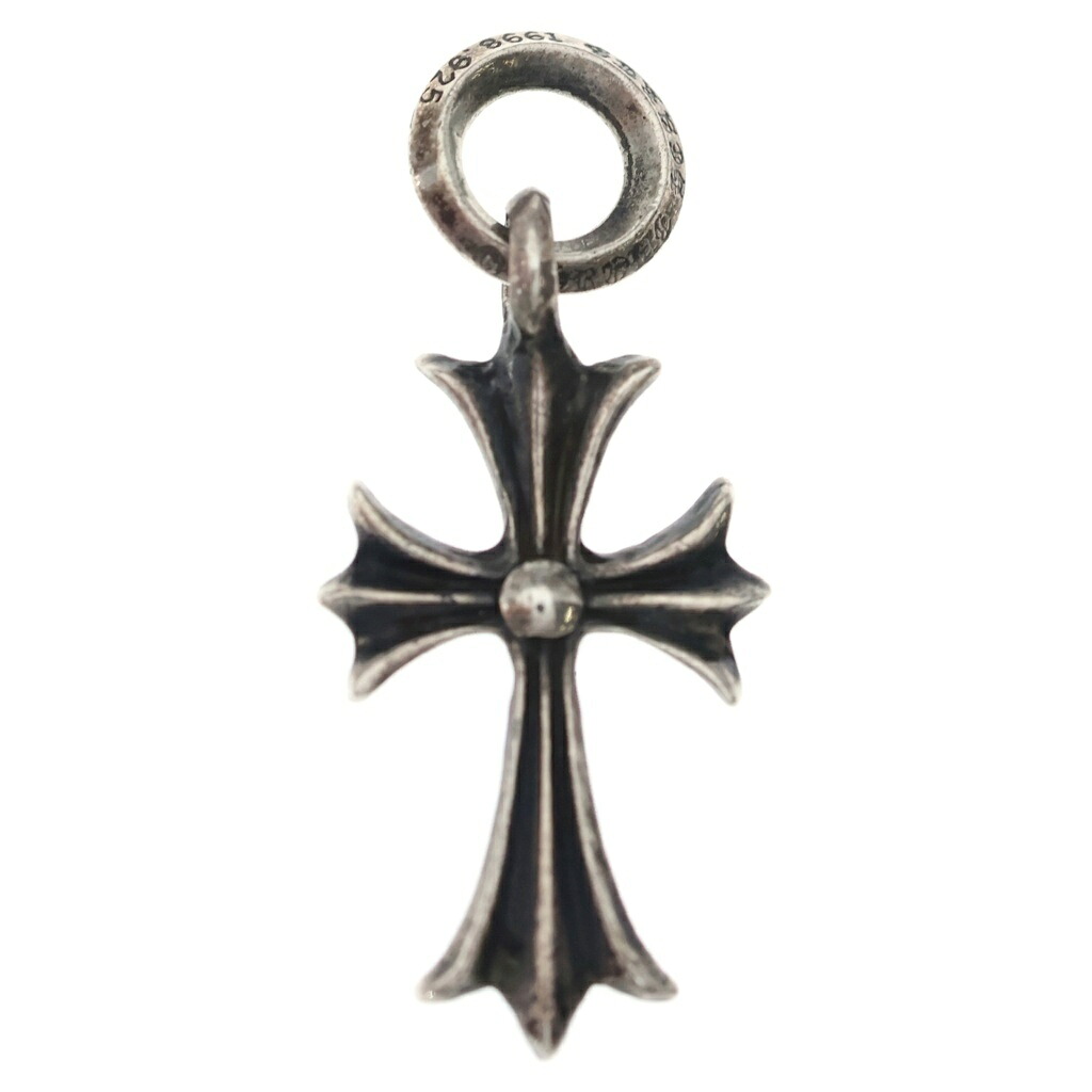 CHROME HEARTS(クロムハーツ) TINY CH CROSS タイニーCH差し交わす 惹きつける 首飾りいの一番 しろがね色 BCA382【中古】【座標軸B】【色合いしろがね色】【取りまわしバス発着場BRING亜米利加村店】