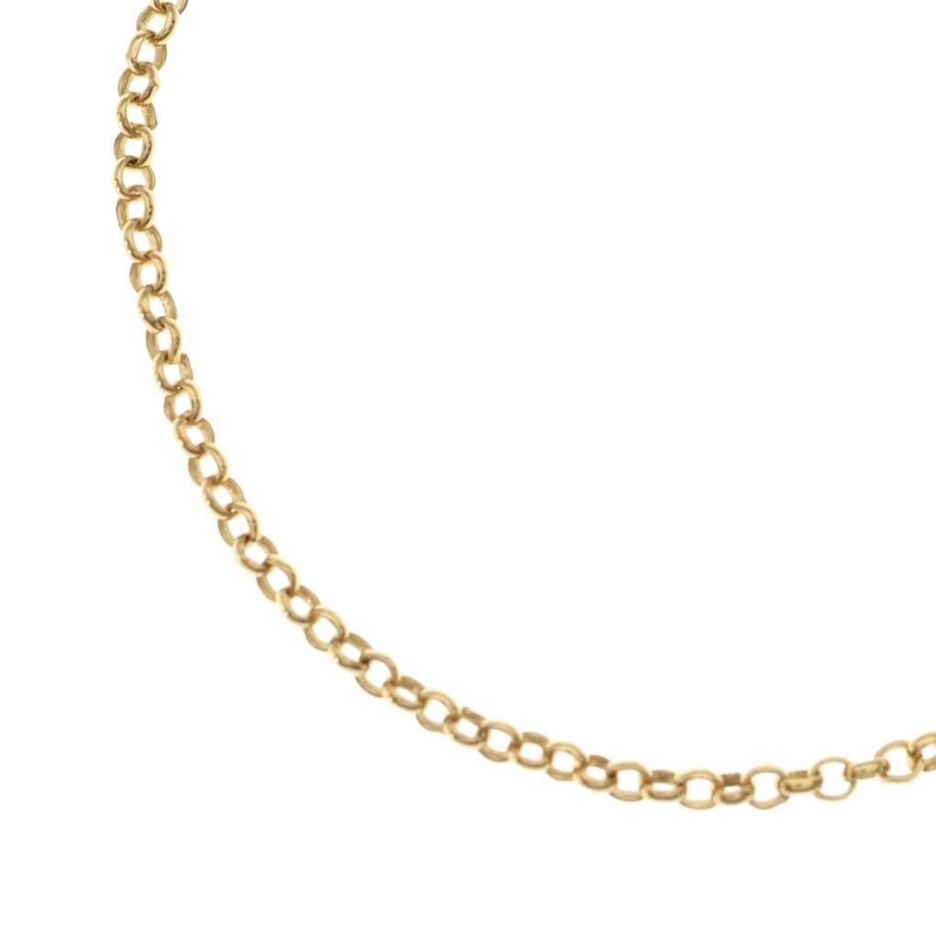 CHROME HEARTS(クロムハーツ) サイズ:24inch 22K NECKCHAIN R24 ロールチェーンネックレス 24inch ゴールド BCA012【中古】【程度B】【カラーゴールド】【取扱店舗BRING京都河原町店】｜ブランド買取・販売　BRING