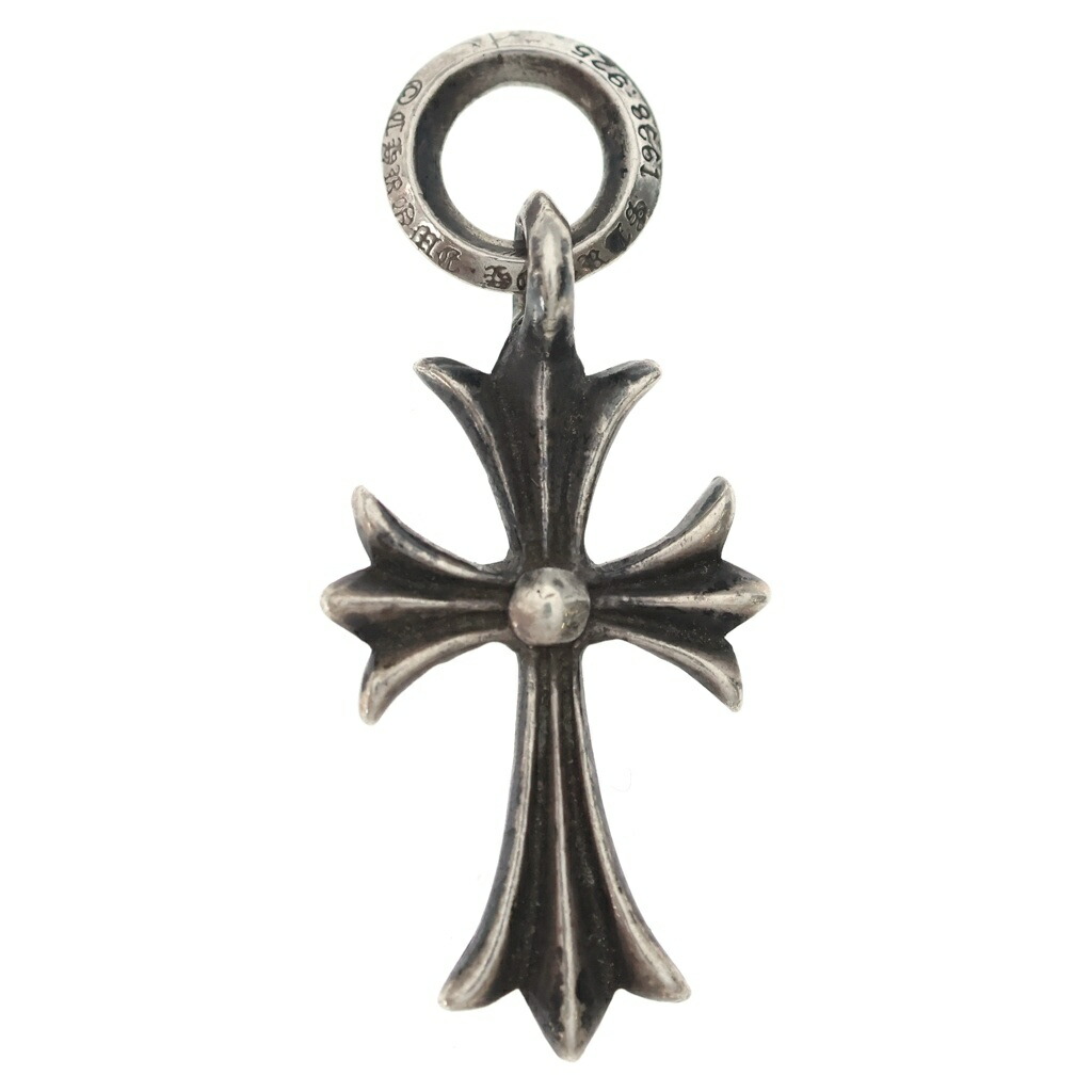 CHROME HEARTS(クロムハーツ) TINY CH CROSS タイニーCH差し交わす 惹きつける 首飾りいの一番 しろがね色 BCA382【中古】【座標軸B】【色合いしろがね色】【取りまわしバス発着場BRING心斎橋店】