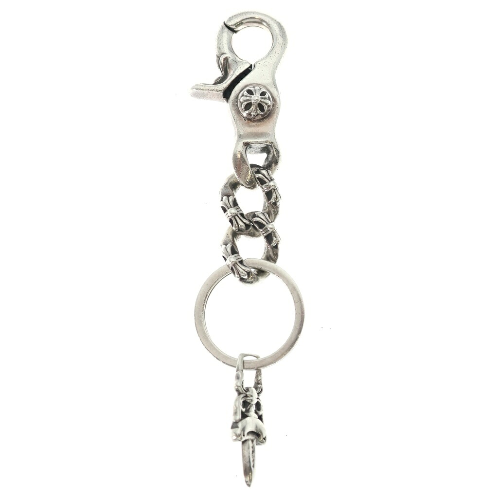 CHROME HEARTS(クロムハーツ) CLP CHN XFANCY-S/ショートエクストラファンシーリンク 足がかりチェーン店 しろがね色 BCA073【中古】【座標軸B】【色合いしろがね色】【取りまわしバス発着場BRING心斎橋店】