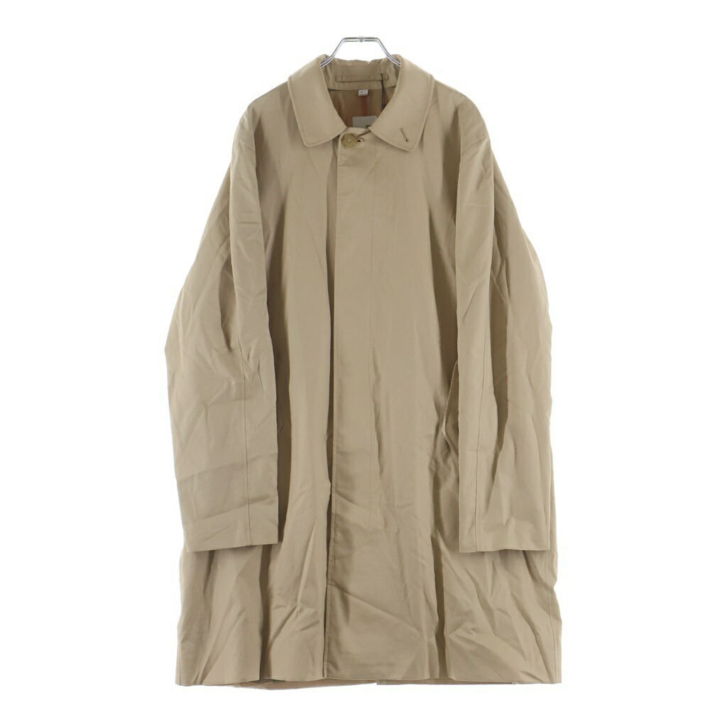 BURBERRY(バーバリー) サイズ:48 CLAPHAM クラパム 裏地ノヴァチェック ステンカラーコート ベージュ 8051371【中古】【程度A】【カラーベージュ】【取扱店舗BRING有楽町マルイ店】|ブランド買取・販売 BRING