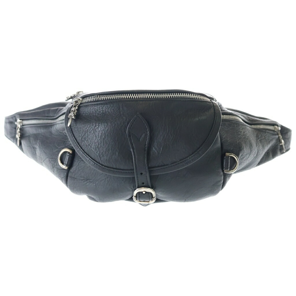 CHROME HEARTS(クロムハーツ) 大きさ:- #1 SNAT PACK スナットパック ダガージップ ガンスリンガーベルト レザーウエストバッグ 黒いこと【中古】【度合いA】【色つや黒いこと】【取りまわしバス発着場OneStyle新宿店】